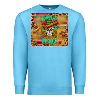 Ocean Blue cinco de mayo sombrero skull Premium Sweatshirt - BarkalooDesign