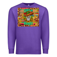 Purple cinco de mayo sombrero skull Premium Sweatshirt - BarkalooDesign