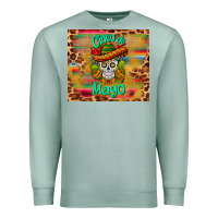 Seafoam cinco de mayo sombrero skull Premium Sweatshirt - BarkalooDesign