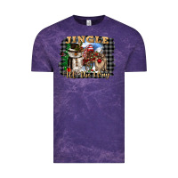 Cloud Purple jingle all the way Vintage Tee - CowGirlArtShop