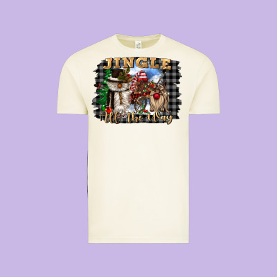 Jingle All The Way Vintage Tee Designed By Cowgirlartshop