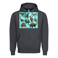Smoke dinosaurs tumbler Zipper Hoodie - Artiststas