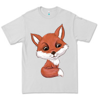 Dove Grey fox Premium Tee - texasbilliewilder
