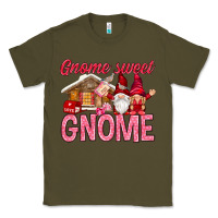 Army Green Gnome sweet gnome Valentine's Day Classic Tee - HowdyJamesFarm
