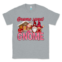 Heather Grey Gnome sweet gnome Valentine's Day Classic Tee - HowdyJamesFarm
