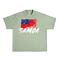 Oil Green samoan gifts   somoan flag t shirt Urban Heavy Tee - longCreatives