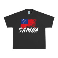 Pigment Black samoan gifts   somoan flag t shirt Urban Heavy Tee - longCreatives