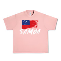 Salmon samoan gifts   somoan flag t shirt Urban Heavy Tee - longCreatives