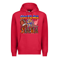 Cardinal football mama Premium Hoodie - CowhideDigitalArt