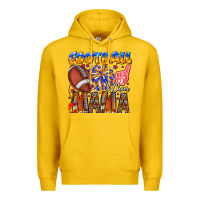 Lemon football mama Premium Hoodie - CowhideDigitalArt