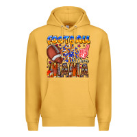 Mustard football mama Premium Hoodie - CowhideDigitalArt