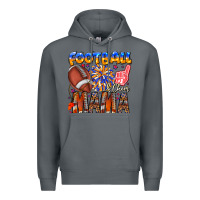 Rock football mama Premium Hoodie - CowhideDigitalArt