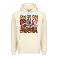 Sandshell football mama Premium Hoodie - CowhideDigitalArt