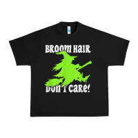 Black witches saying broom hair dont care halloween camper joke Urban Heavy Tee - longCreatives