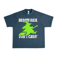 Witches Saying Broom Hair Dont Care Halloween Camper Joke Urban Heavy Tee | Teevron