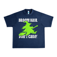 Navy witches saying broom hair dont care halloween camper joke Urban Heavy Tee - longCreatives