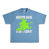 Pebble Blue witches saying broom hair dont care halloween camper joke Urban Heavy Tee - longCreatives