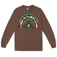 Chestnut Western Rainbow Long Sleeve Tee - Jasminsmagicworld