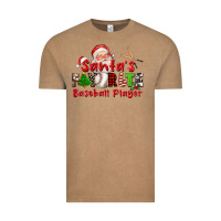 Vintage Coffee santas favorite baseball player Vintage Tee - CowGirlArtShop