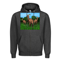 Charcoal Heather parasaurolophus Zipper Hoodie - Artiststas