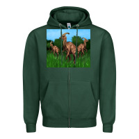 Sports Green parasaurolophus Zipper Hoodie - Artiststas