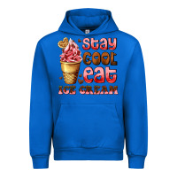 Cobalt stay cool eat ice cream Urban Hoodie - AdoDesignShop