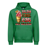 Emerald stay cool eat ice cream Urban Hoodie - AdoDesignShop