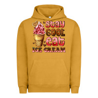 Pigment Peanut Butter stay cool eat ice cream Urban Hoodie - AdoDesignShop
