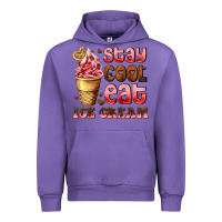 Tulip stay cool eat ice cream Urban Hoodie - AdoDesignShop