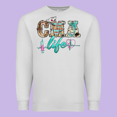 Western Nurse Cma Life Premium Sweatshirt Designed By Barkaloodesign