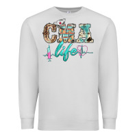 Dove Grey western nurse cma life Premium Sweatshirt - BarkalooDesign