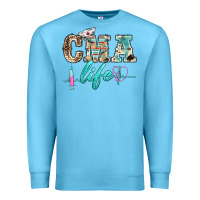 Ocean Blue western nurse cma life Premium Sweatshirt - BarkalooDesign