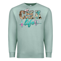 Seafoam western nurse cma life Premium Sweatshirt - BarkalooDesign