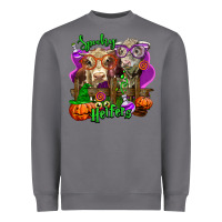 Storm spooky halloween cows Heavyweight Sweatshirt - LillyAllenDesigns