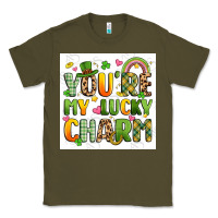 Army Green you're my lucky charm artiststas filigran Classic Tee - Artiststas