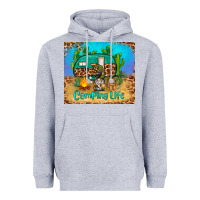 Heather Grey camping life tumbler Heavyweight Hoodie - BarkalooDesign
