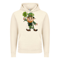 Vintage Artic St. Patrick's day elf Vintage Hoodie - CowGirlArtShop