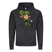 Vintage Black St. Patrick's day elf Vintage Hoodie - CowGirlArtShop