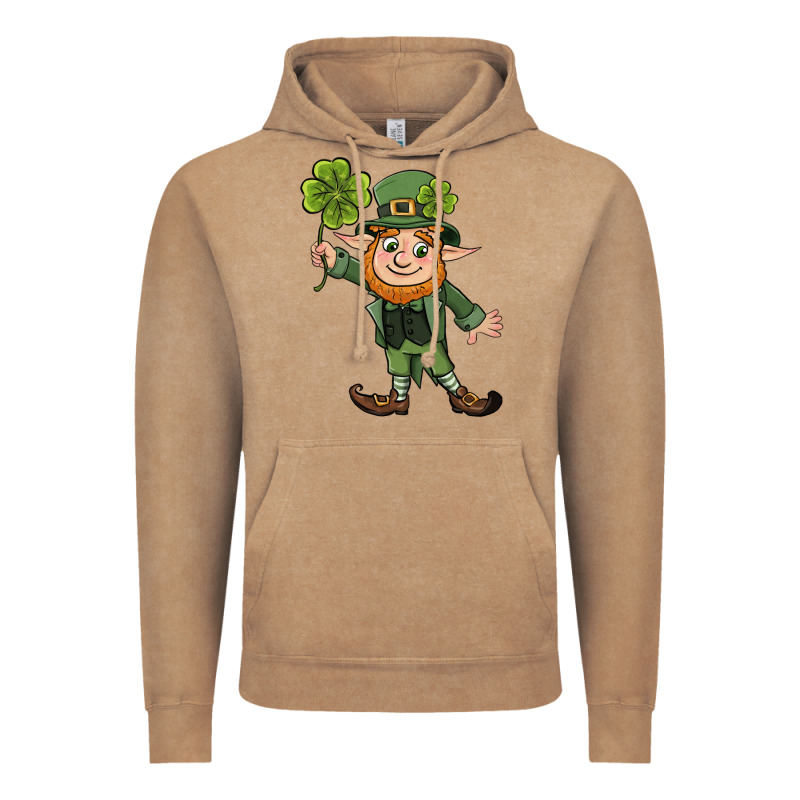 St. Patrick's Day Elf Vintage Hoodie by CowGirlArtShop | Teevron
