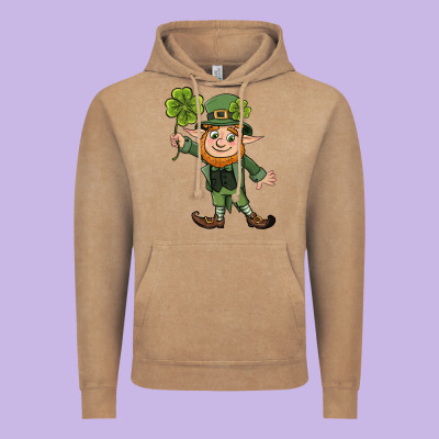 St. Patrick's Day Elf Vintage Hoodie Designed By Cowgirlartshop
