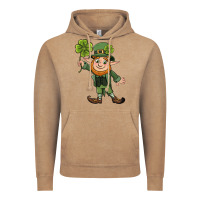 Vintage Coffee St. Patrick's day elf Vintage Hoodie - CowGirlArtShop