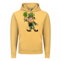 Vintage Mustard St. Patrick's day elf Vintage Hoodie - CowGirlArtShop