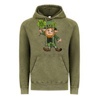 Vintage Olive St. Patrick's day elf Vintage Hoodie - CowGirlArtShop
