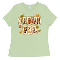 Matcha Thankful with Plate Ladies Tee - texasbilliewilder