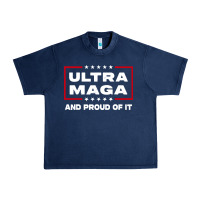 Navy proud ultra maga Urban Heavy Tee - longCreatives
