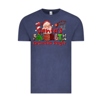 Vintage Denim santas favorite basketball player Vintage Tee - CowGirlArtShop