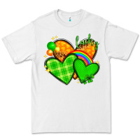 White st patricks day hearts png Premium Tee - NancyCooperArtShop