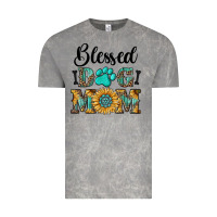 Cloud Rock Blessed dog mom Vintage Tee - RanaPortraitStore