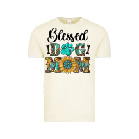 Blessed Dog Mom Vintage Tee | Teevron