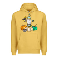 Antique Gold Happy Fall Premium Hoodie - CowhideDigitalArt